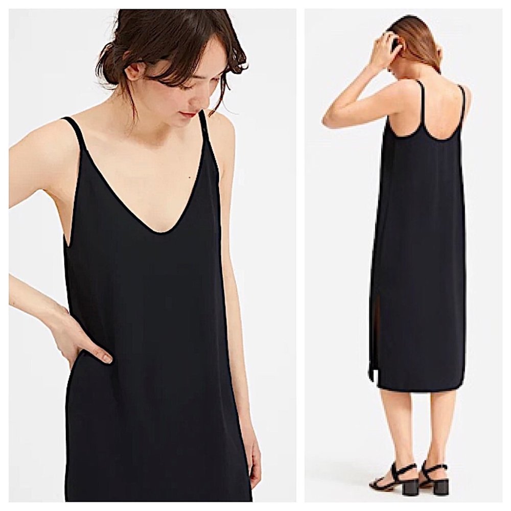 Everlane The Japanese GoWeave Long Slip Dress